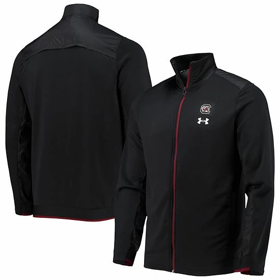 Men's Under Armour Black South Carolina Gamecocks 2021 Sideline Command Full-Zip Jacket 1 Men's Under Armour Black South Carolina Gamecocks 2021 Sideline Command Full-Zip Jacket