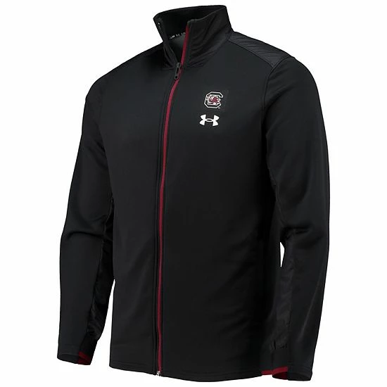 Men's Under Armour Black South Carolina Gamecocks 2021 Sideline Command Full-Zip Jacket 2 Men's Under Armour Black South Carolina Gamecocks 2021 Sideline Command Full-Zip Jacket - Image 2