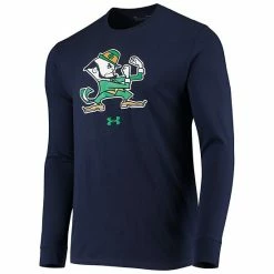 Men's Under Armour Navy Notre Dame Fighting Irish School Logo Mascot Long Sleeve T-Shirt -Under Armour SHOP unnamed file 10028