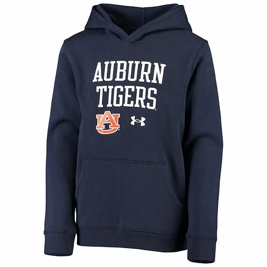 Youth Under Armour Navy Auburn Tigers All Day Pullover Hoodie 3 Youth Under Armour Navy Auburn Tigers All Day Pullover Hoodie - Image 3