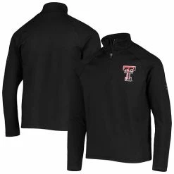 Youth Under Armour Black Texas Tech Red Raiders Performance 2.0 Raglan Quarter-Zip Jacket