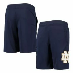 Youth Under Armour Navy Notre Dame Fighting Irish Tech Shorts