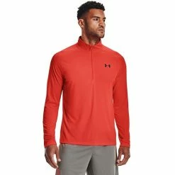 Big & Tall Under Armour Tech 2.0 Half-Zip Top League Red -Under Armour SHOP unnamed file 1008