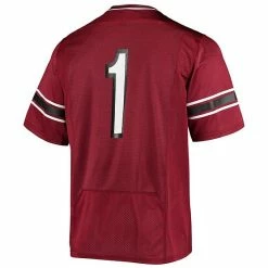Men's Under Armour #1 Garnet South Carolina Gamecocks Logo Replica Football Jersey 7 Men's Under Armour #1 Garnet South Carolina Gamecocks Logo Replica Football Jersey -Under Armour SHOP unnamed file 10085
