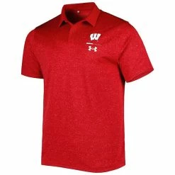 Men's Under Armour Red Wisconsin Badgers Static Performance Polo -Under Armour SHOP unnamed file 10097