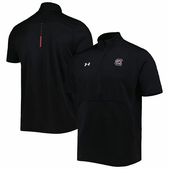 Men's Under Armour Black South Carolina Gamecocks Motivate 2.0 Half-Zip Jacket 1 Men's Under Armour Black South Carolina Gamecocks Motivate 2.0 Half-Zip Jacket