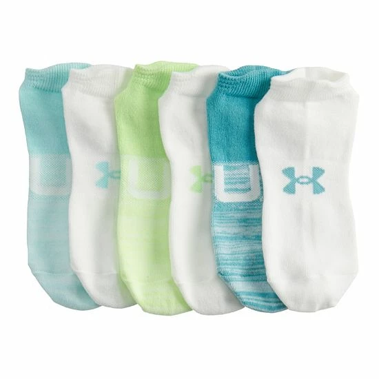 Women's Under Armour 6-Pack Essential No-Show Socks Exuberant Pink 4 Women's Under Armour 6-Pack Essential No-Show Socks Exuberant Pink - Image 4