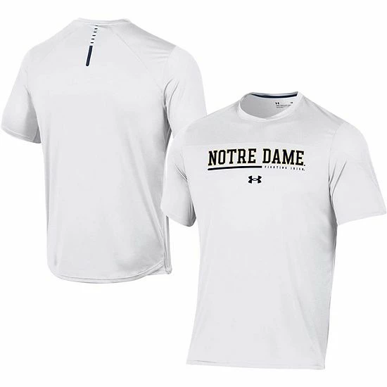 Men's Under Armour White Notre Dame Fighting Irish 2022 Sideline Training Performance T-Shirt 1 Men's Under Armour White Notre Dame Fighting Irish 2022 Sideline Training Performance T-Shirt