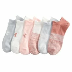 Women's Under Armour 6-Pack Essential No-Show Socks Exuberant Pink 25 Women's Under Armour 6-Pack Essential No-Show Socks Exuberant Pink -Under Armour SHOP unnamed file 1014