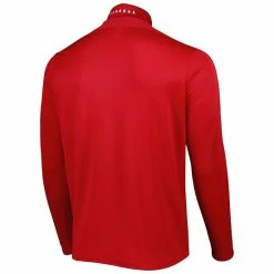 Men's Under Armour Red Wisconsin Badgers Lightweight Mock Neck Performance Quarter-Zip Jacket -Under Armour SHOP unnamed file 10152