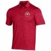 Men's Under Armour Red Maryland Terrapins Coaches On-Court Basketball Playoff Performance Polo