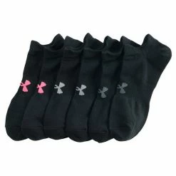 Women's Under Armour 6-Pack Essential No-Show Socks Exuberant Pink 28 Women's Under Armour 6-Pack Essential No-Show Socks Exuberant Pink -Under Armour SHOP unnamed file 1017