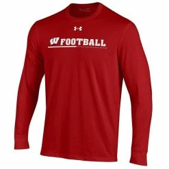 Men's Under Armour Red Wisconsin Badgers 2022 Sideline Football Long Sleeve T-Shirt -Under Armour SHOP unnamed file 10171