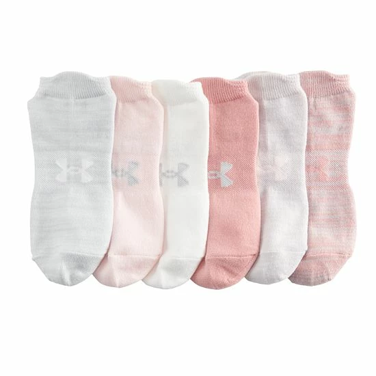 Women's Under Armour 6-Pack Essential No-Show Socks Exuberant Pink 11 Women's Under Armour 6-Pack Essential No-Show Socks Exuberant Pink - Image 11