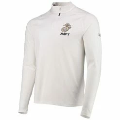 Men's Under Armour White Navy Midshipmen Rivalry USMC Team Issue 2.0 Special Game Quarter-Zip Jacket 7 Men's Under Armour White Navy Midshipmen Rivalry USMC Team Issue 2.0 Special Game Quarter-Zip Jacket -Under Armour SHOP unnamed file 10191