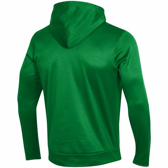 Men's Under Armour Green Notre Dame Fighting Irish Team Logo Lockup Fleece Performance Pullover Hoodie 4 Men's Under Armour Green Notre Dame Fighting Irish Team Logo Lockup Fleece Performance Pullover Hoodie - Image 4