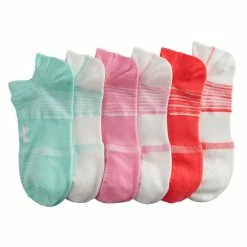Women's Under Armour 6-Pack Essential No-Show Socks Exuberant Pink 33 Women's Under Armour 6-Pack Essential No-Show Socks Exuberant Pink -Under Armour SHOP unnamed file 1022