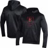 Men's Under Armour Black Maryland Terrapins Football Fleece Pullover Hoodie