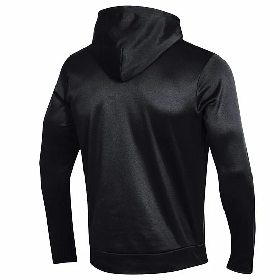 Men's Under Armour Black Maryland Terrapins Football Fleece Pullover Hoodie 3 Men's Under Armour Black Maryland Terrapins Football Fleece Pullover Hoodie - Image 3