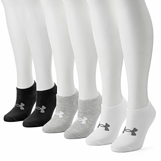 Women's Under Armour 6-Pack Essential No-Show Socks Exuberant Pink 19 Women's Under Armour 6-Pack Essential No-Show Socks Exuberant Pink - Image 19