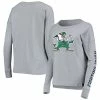 Women's Under Armour Heathered Gray Notre Dame Fighting Irish 2-Hit Performance Long Sleeve T-Shirt