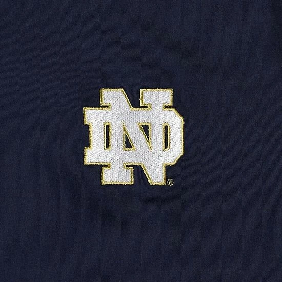 Men's Under Armour Navy/White Notre Dame Fighting Irish Green Blocked Polo Performance Polo 5 Men's Under Armour Navy/White Notre Dame Fighting Irish Green Blocked Polo Performance Polo - Image 5