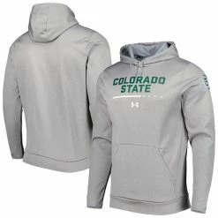 Men's Under Armour Gray Colorado State Rams Wordmark Pullover Hoodie