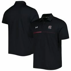 Men's Under Armour Black South Carolina Gamecocks Title Performance Polo