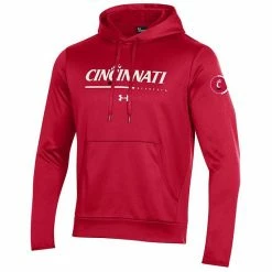 Men's Under Armour Red Cincinnati Bearcats Wordmark Pullover Hoodie -Under Armour SHOP unnamed file 10325