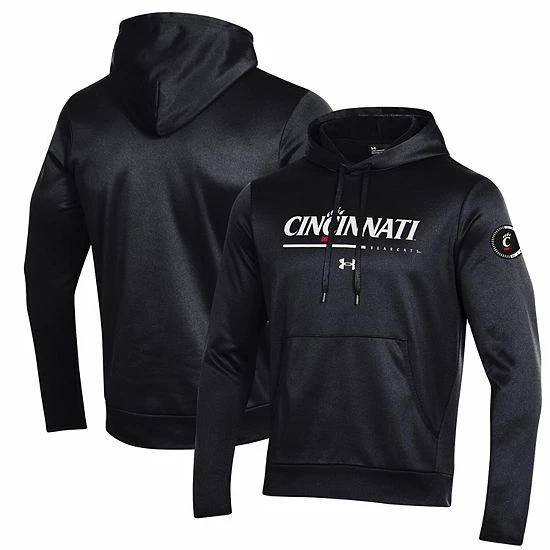 Men's Under Armour Black Cincinnati Bearcats Wordmark Pullover Hoodie 1 Men's Under Armour Black Cincinnati Bearcats Wordmark Pullover Hoodie