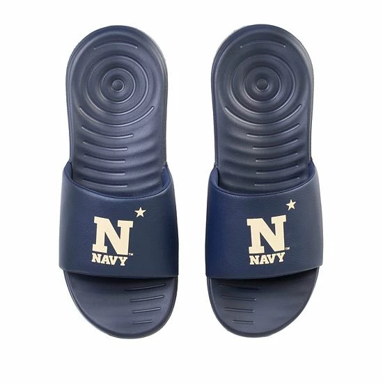 Men's Under Armour Navy Midshipmen Ansa Slide Sandals 1 Men's Under Armour Navy Midshipmen Ansa Slide Sandals