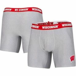 Men's Under Armour Heather Gray Notre Dame Fighting Irish 2021 Sideline Performance Boxer Briefs