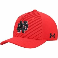Youth Under Armour Red Notre Dame Fighting Irish Team Signal Caller Performance Adjustable Hat