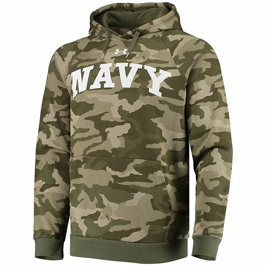 Men's Under Armour Camo Navy Midshipmen All Day Raglan Pullover Hoodie 3 Men's Under Armour Camo Navy Midshipmen All Day Raglan Pullover Hoodie - Image 3