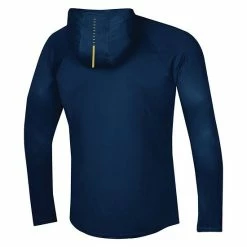Men's Under Armour Navy Notre Dame Fighting Irish Performance Raglan Sideline Hooded Long Sleeve T-Shirt -Under Armour SHOP unnamed file 10368