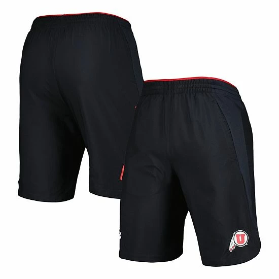 Men's Under Armour Black Utah Utes Woven Shorts 1 Men's Under Armour Black Utah Utes Woven Shorts
