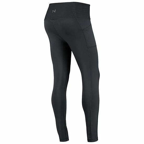 Women's Under Armour Black Wisconsin Badgers Carbonized High-Waisted Performance Leggings 4 Women's Under Armour Black Wisconsin Badgers Carbonized High-Waisted Performance Leggings - Image 4