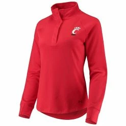 Women's Under Armour Red Cincinnati Bearcats Double Knit Raglan Quarter-Snap Jacket 6 Women's Under Armour Red Cincinnati Bearcats Double Knit Raglan Quarter-Snap Jacket -Under Armour SHOP unnamed file 10439