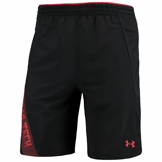 Men's Under Armour Black Texas Tech Red Raiders 2021 Sideline Woven Shorts 3 Men's Under Armour Black Texas Tech Red Raiders 2021 Sideline Woven Shorts - Image 3