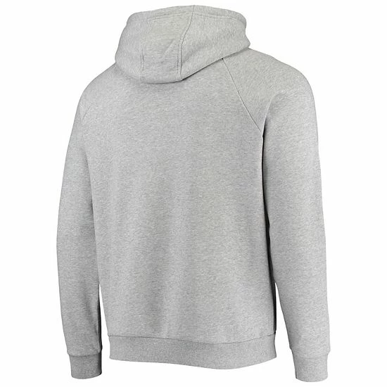Men's Under Armour Heathered Gray Wisconsin Badgers 2021 Sideline Football All-Day Raglan Pullover Hoodie 4 Men's Under Armour Heathered Gray Wisconsin Badgers 2021 Sideline Football All-Day Raglan Pullover Hoodie - Image 4