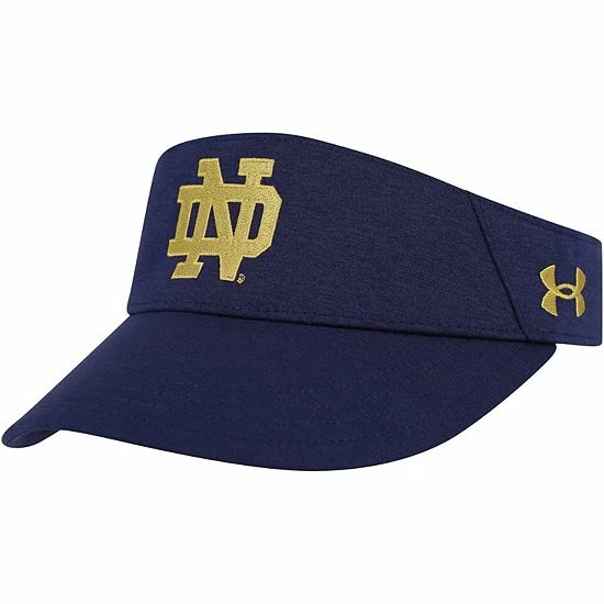 Men's Under Armour Navy Notre Dame Fighting Irish High Performance Adjustable Visor 1 Men's Under Armour Navy Notre Dame Fighting Irish High Performance Adjustable Visor