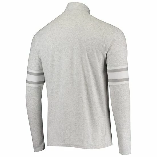 Men's Under Armour Gray Wisconsin Badgers Game Day Quarter-Zip Top 4 Men's Under Armour Gray Wisconsin Badgers Game Day Quarter-Zip Top - Image 4