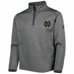 Youth Under Armour Heathered Gray Notre Dame Fighting Irish Fleece Quarter-Zip Jacket 7 Youth Under Armour Heathered Gray Notre Dame Fighting Irish Fleece Quarter-Zip Jacket -Under Armour SHOP unnamed file 10499
