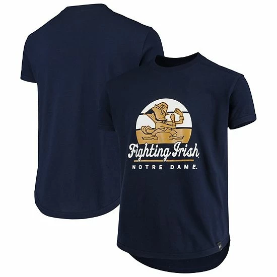 Girls Youth Under Armour Navy Notre Dame Fighting Irish T-Shirt 2 Girls Youth Under Armour Navy Notre Dame Fighting Irish T-Shirt - Image 2