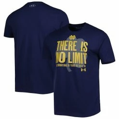 Men's Under Armour Navy Notre Dame Fighting Irish Title IX 50th Anniversary T-Shirt