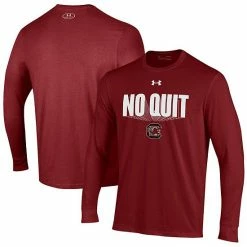 Men's Under Armour Garnet South Carolina Gamecocks Shooter Performance Long Sleeve T-Shirt