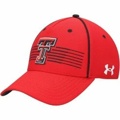 Men's Under Armour Red Texas Tech Red Raiders Iso-Chill Blitzing Accent Adjustable Hat
