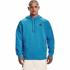 Men's Under Armour Rival Fleece Hoodie Khaki Gray Light -Under Armour SHOP unnamed file 106