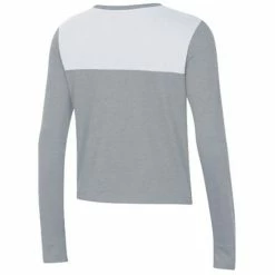 Women's Under Armour White/Gray Notre Dame Fighting Irish Vault Cropped Long Sleeve T-Shirt 7 Women's Under Armour White/Gray Notre Dame Fighting Irish Vault Cropped Long Sleeve T-Shirt -Under Armour SHOP unnamed file 10606