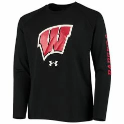 Youth Under Armour Black Wisconsin Badgers 2-Hit Raglan Performance Long Sleeve T-Shirt 6 Youth Under Armour Black Wisconsin Badgers 2-Hit Raglan Performance Long Sleeve T-Shirt -Under Armour SHOP unnamed file 10612